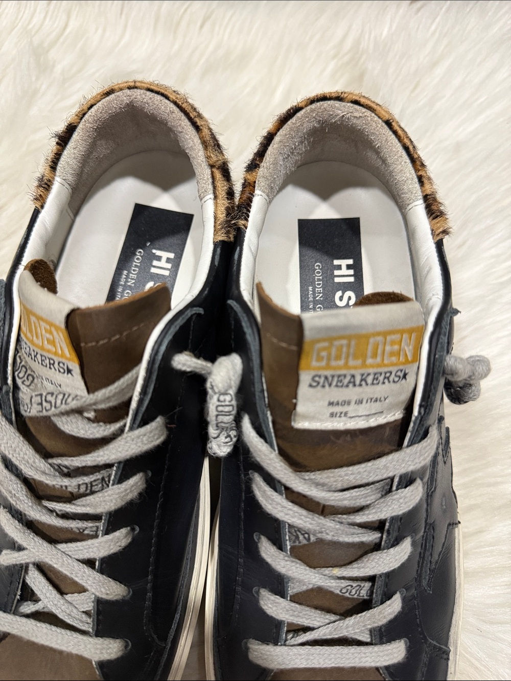 GOLDEN GOOSE Hi Star Platform Sneakers - Picture 15 of 16